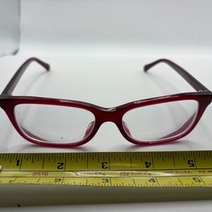 coach 6136u 5526 aurbergine Red 53-16-140 Frames Only